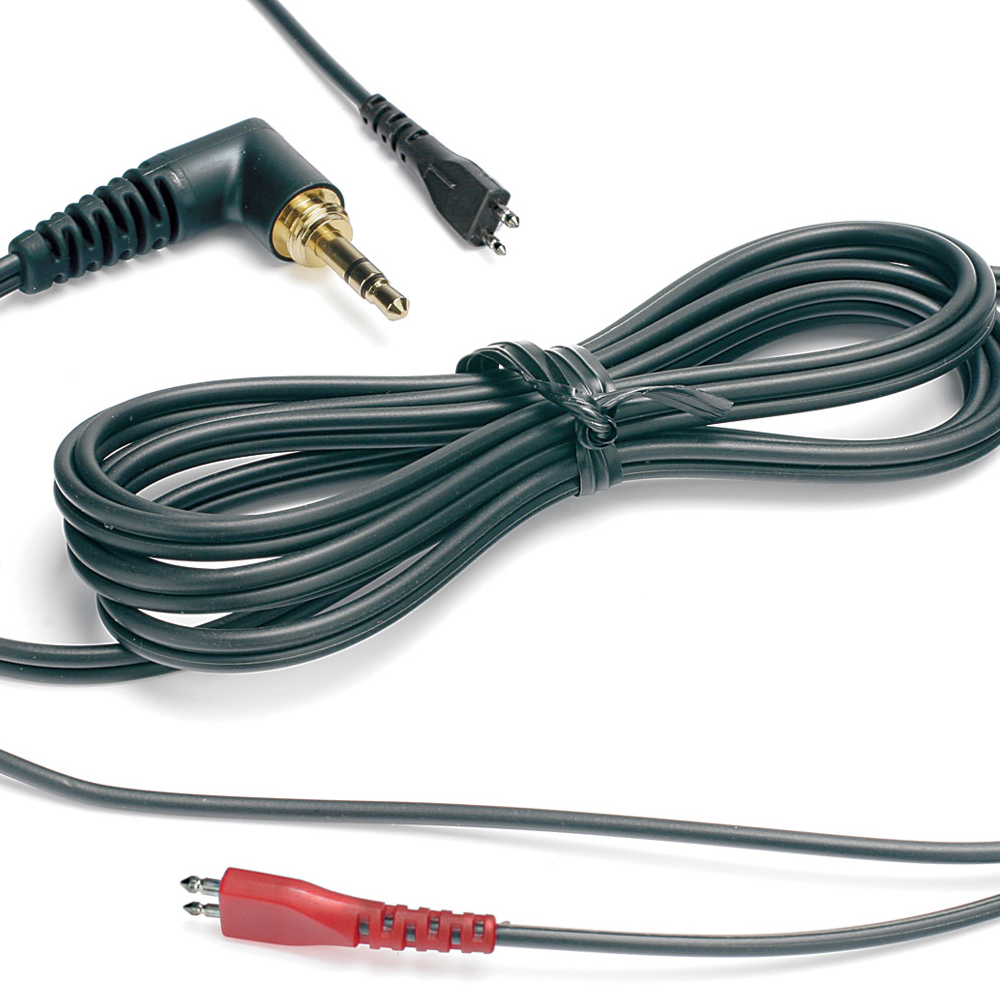 Sennheiser Genuine HD25 Straight Cable, 3.5mm Threaded Plug (Angled)