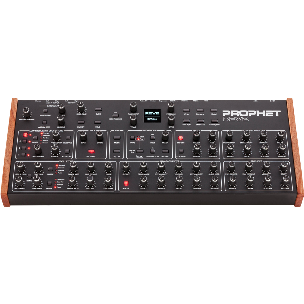 Sequential Prophet Rev2 , 16 Voice Analogue Synthesizer Desktop Module