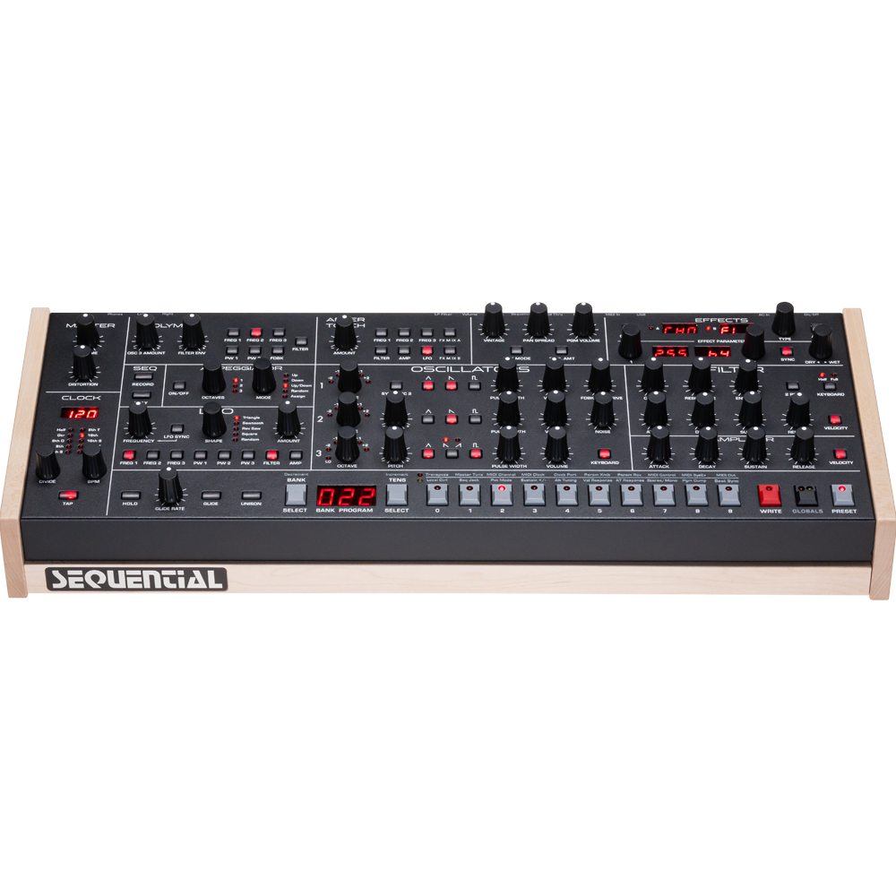 Sequential Trigon-6, Analogue Polyphonic Desktop Synthesizer Module