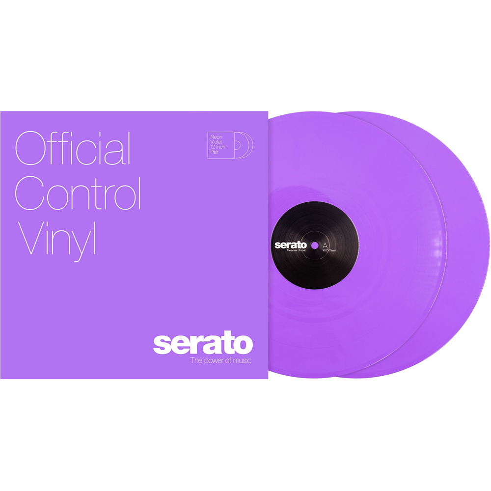 Serato Control Vinyl, Neon Series, Violet (Pair) Limited Edition