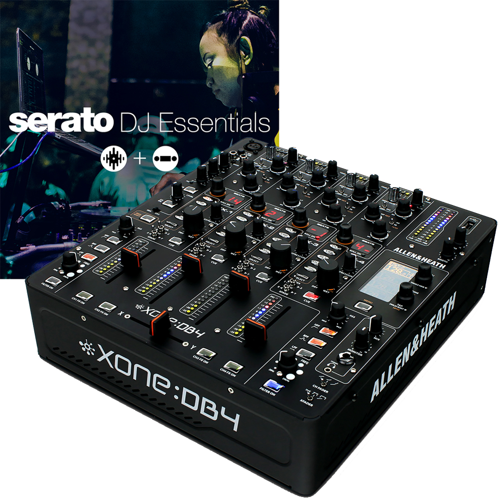 Allen & Heath Xone DB4 Pro Digital DJ Mixer + Serato DJ Pro & DVS Download Bundle