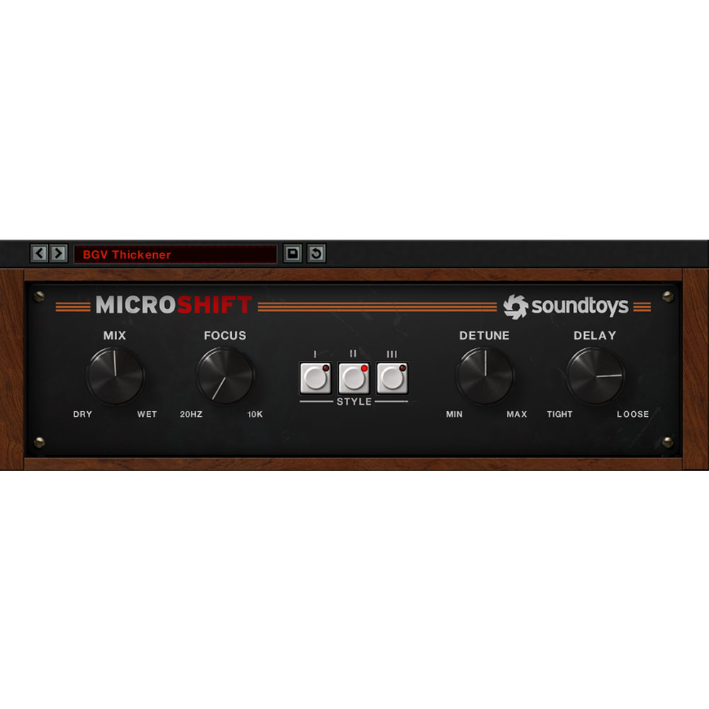 Soundtoys MicroShift Effect Plug-In, Software Download
