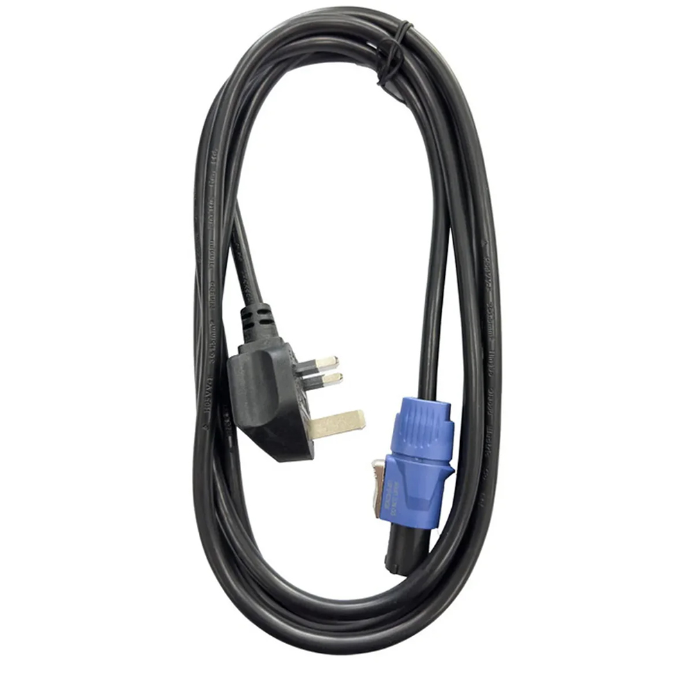 StageCore PowerCon Twist Lock to UK 13A Plug Cable, 2 Metre