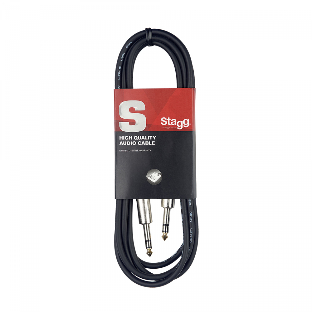 Stagg Jack - Jack 6 Metre Balanced Audio Cable (SAC6PSDL)