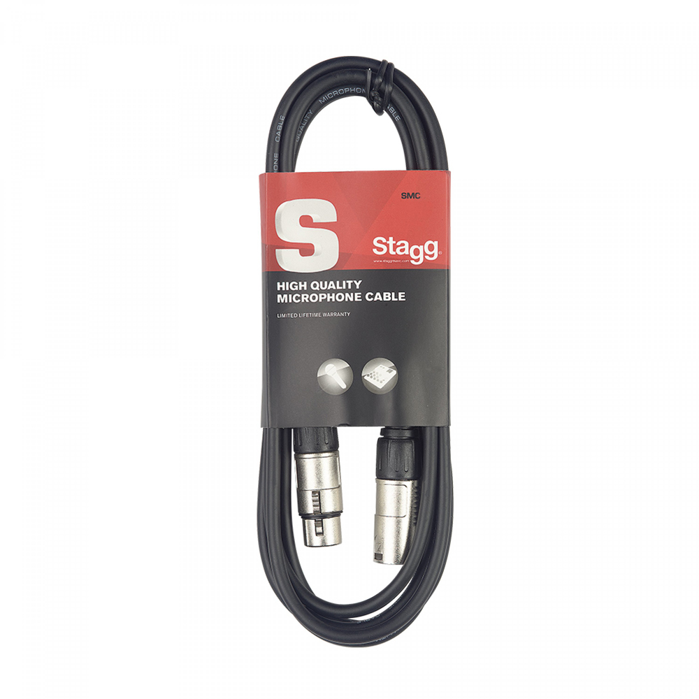 Stagg XLRf - XLRm 10 Metre Balanced Audio Cable (SMC10)