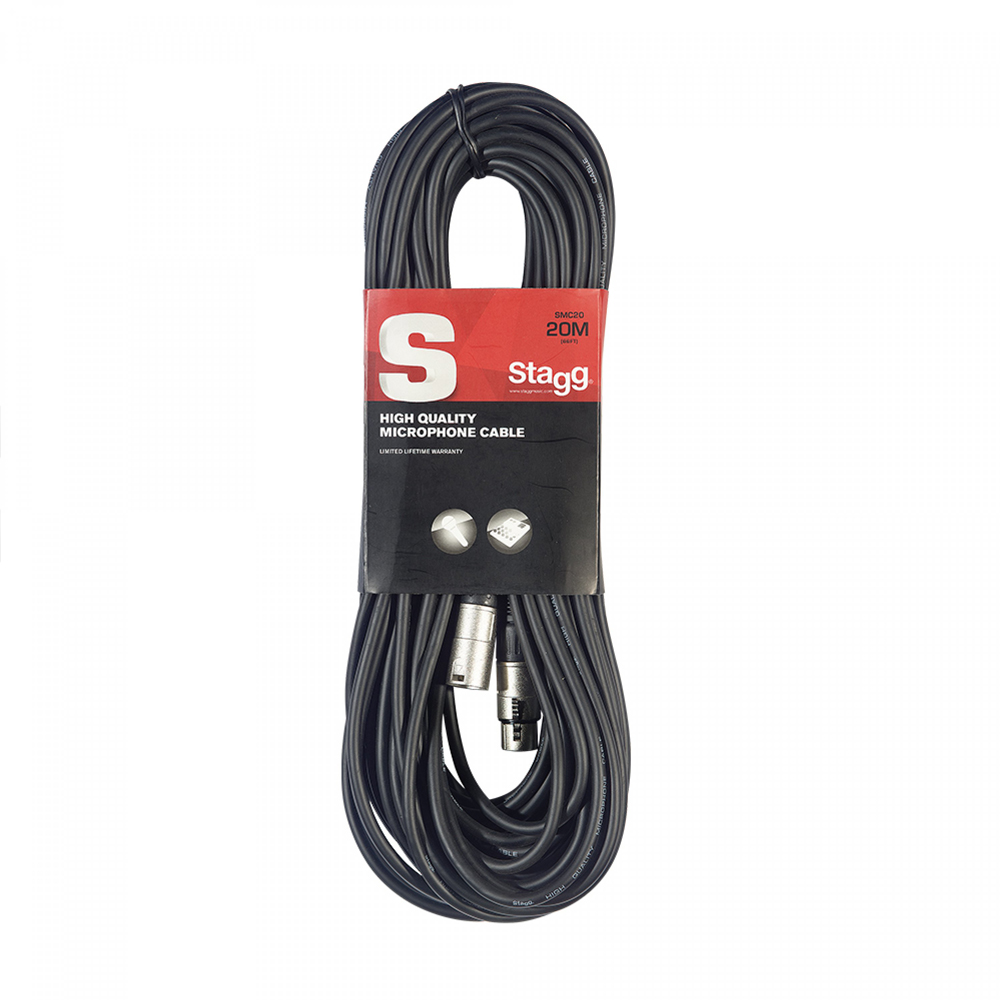 Stagg XLRm - XLRf 20 Metre Balanced Audio Cable (SMC20)