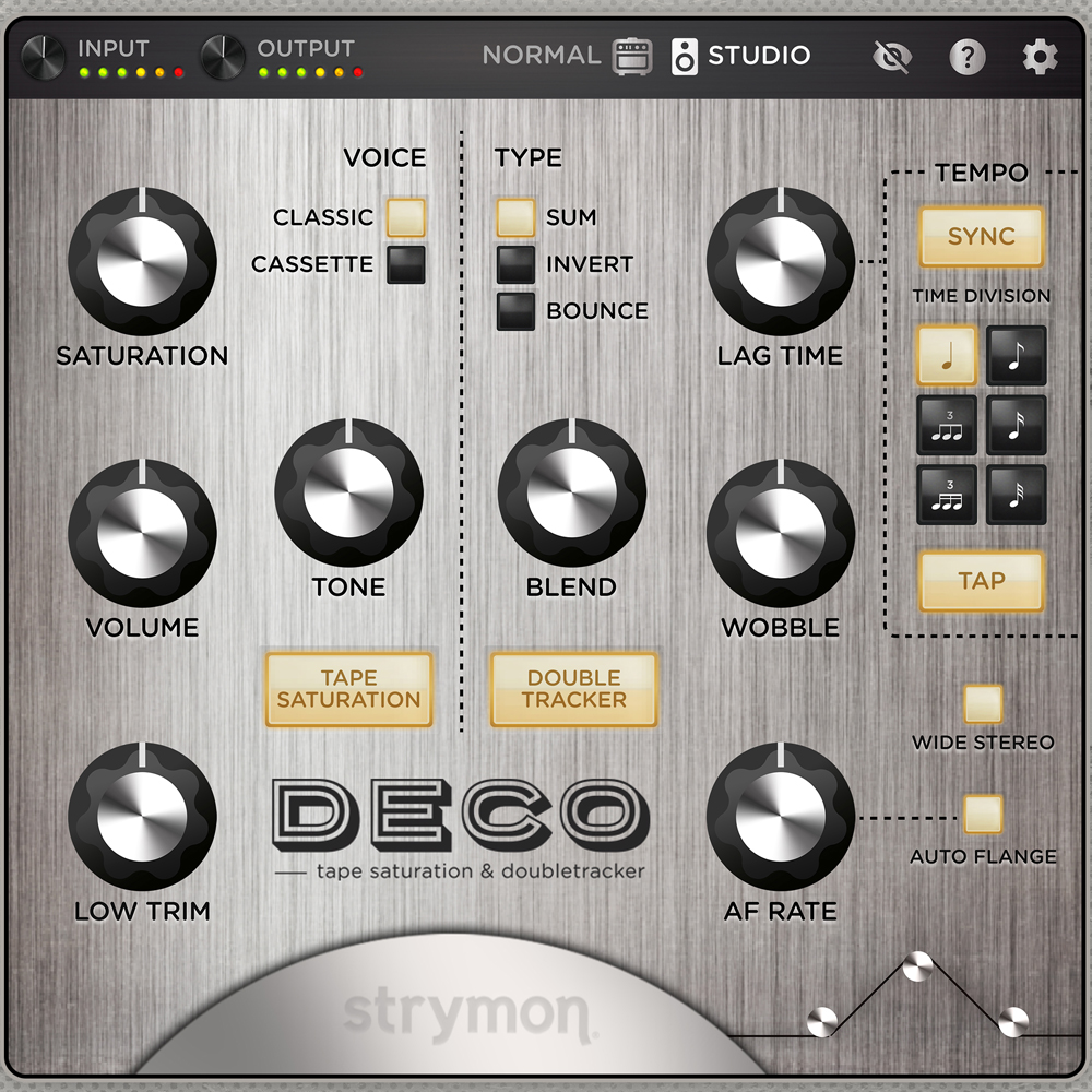 Strymon Deco Plugin Tape Saturator and Doubletracker, Software Download