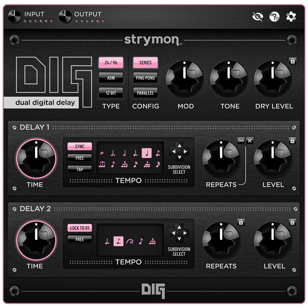 Strymon DIG Plugin Digital Delay, Software Download