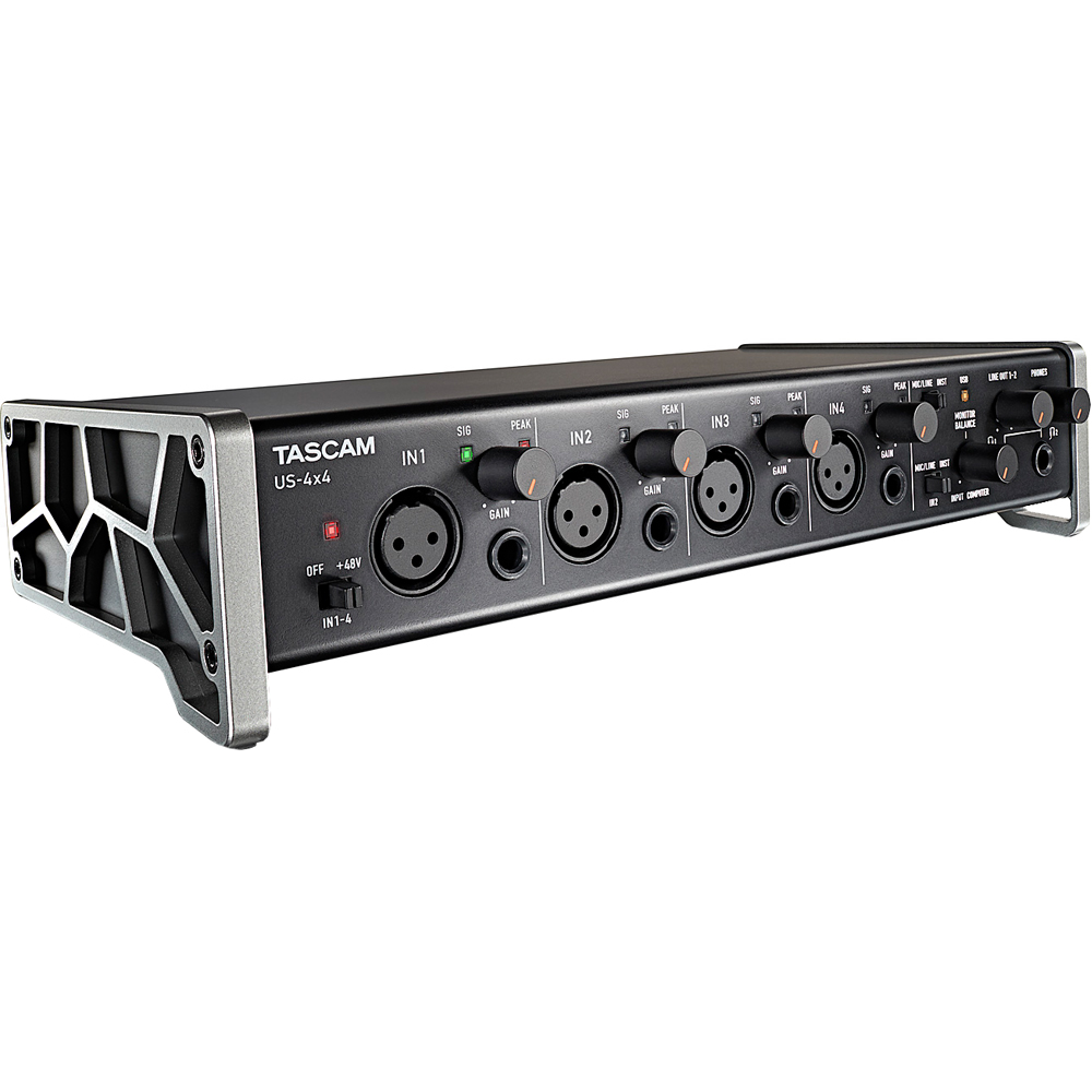 Tascam US-4x4 USB Audio/MIDI Interface (4 in, 4 out)