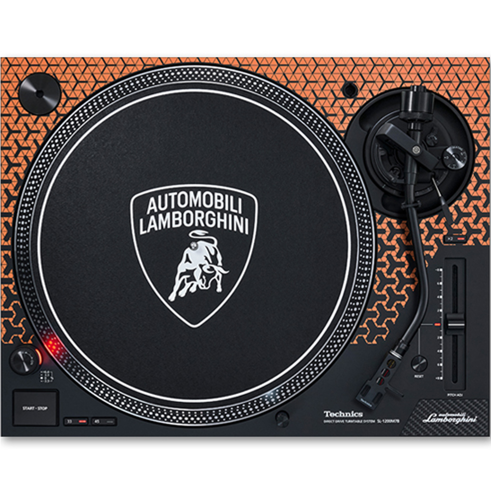 Technics SL-1200M7B Limited Edition Lamborghini DJ Turntable, Orange (Single)