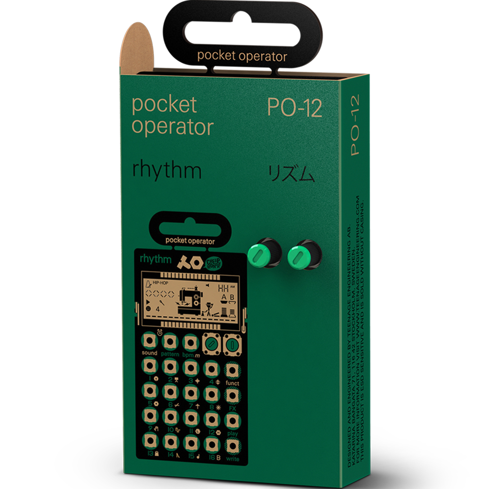 Teenage Engineering PO-12 Rhythm Pocket Operator Drum Machine