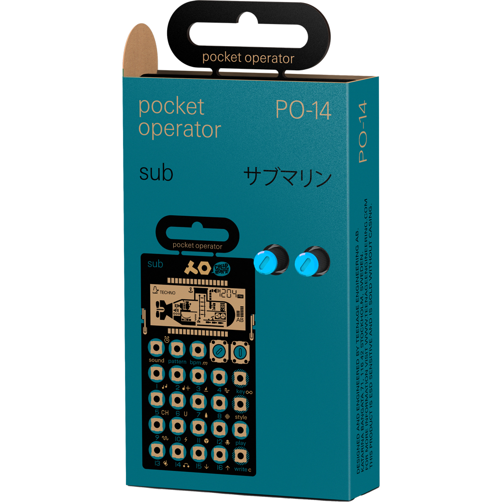 Teenage Engineering PO-14 Sub Pocket Operator Bass Line Micro