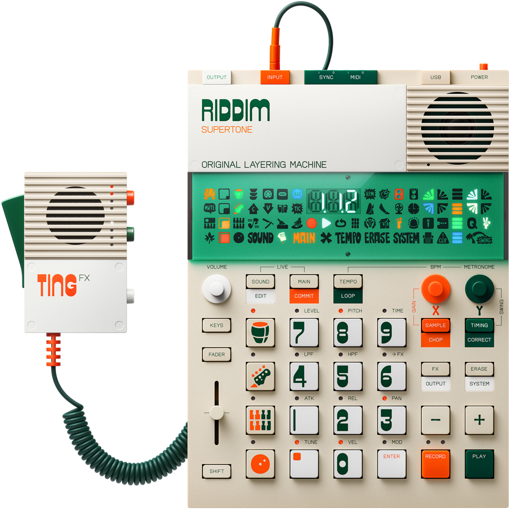 Teenage Engineering EP-40 'Riddim' Sampler + FREE EP-2350 'Ting' Microphone, Limited Offer Bundle Deal