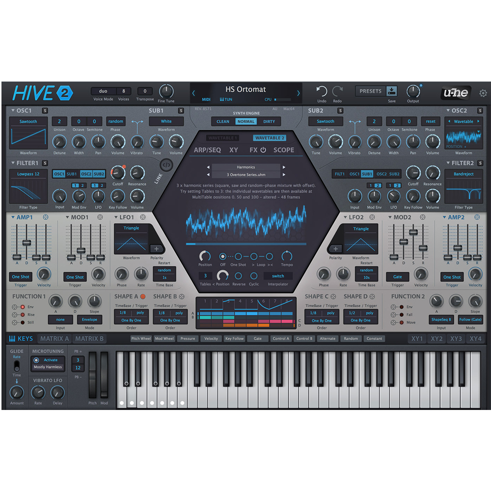 u-he Hive2 Synthesizer, Software Download