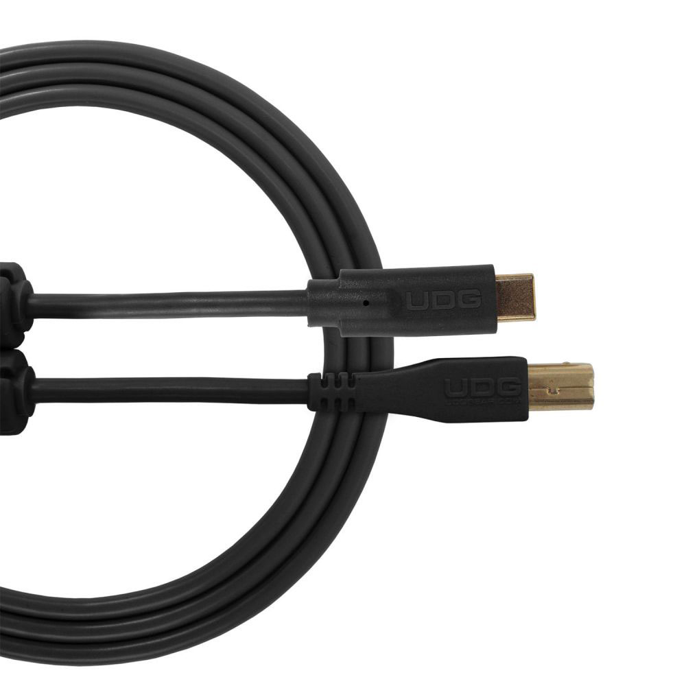 UDG USB-C to USB-B Straight Cable, Black 1.5 Metre