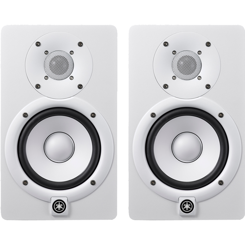 Yamaha HS5 White Active Studio Monitors (Pair) - The Disc DJ Store