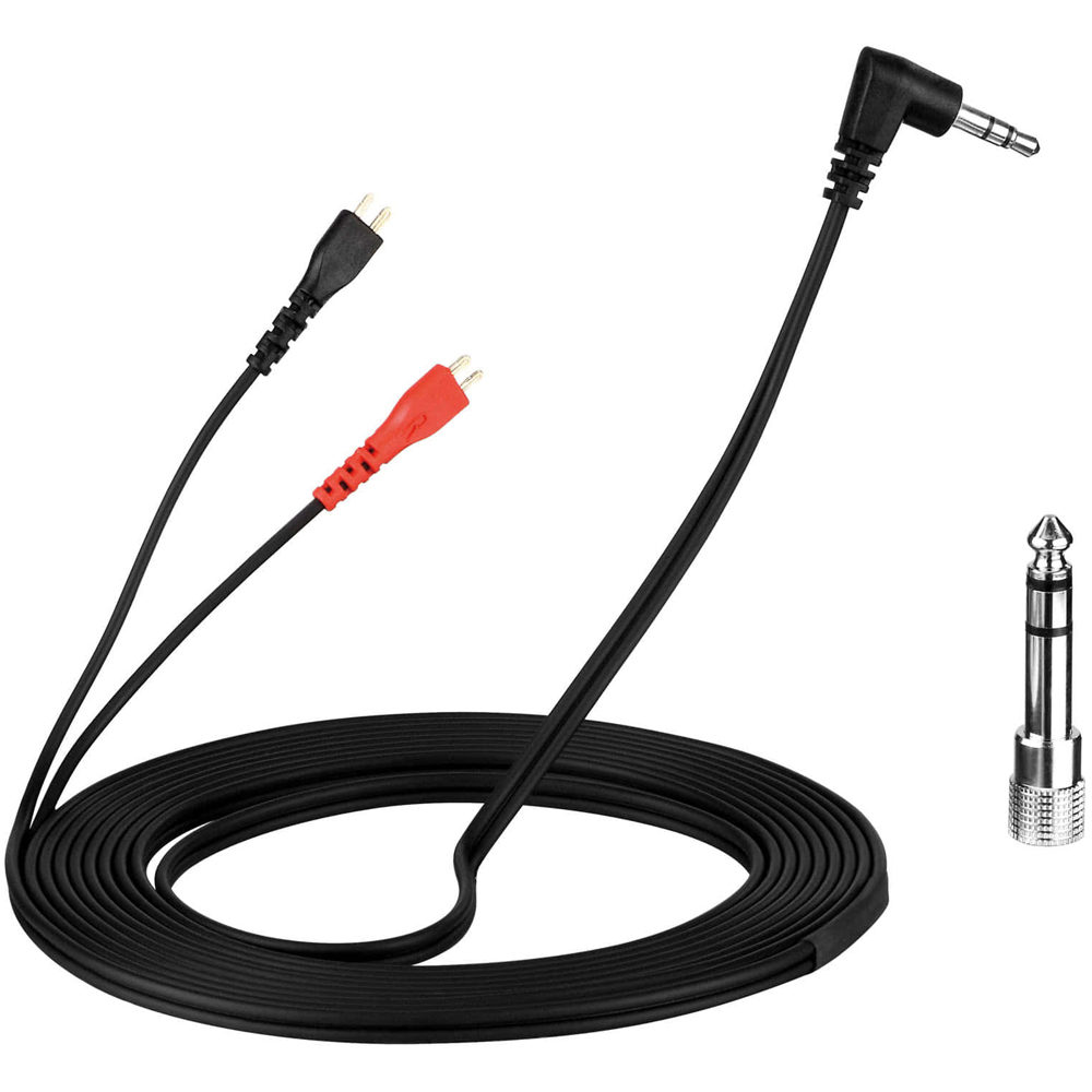 Zomo Black Straight Deluxe Cable For Sennheiser HD25, 3M (40180-SB3)