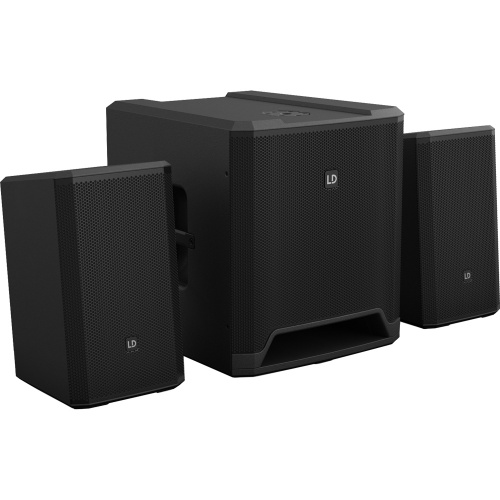 LD Systems DAVE 12 G4X, Compact 12'' Active PA System (730w RMS, B-Stock / Open Box)