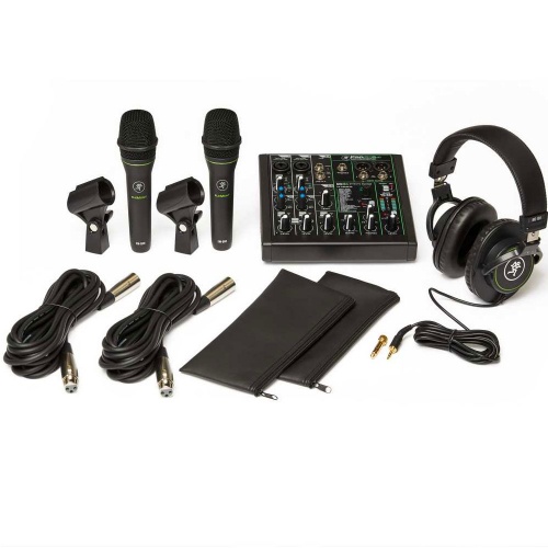 Mackie Performer Bundle - ProFX6v3 Mixer, 2x Vocal Mics + Headphones