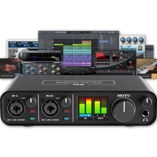 MOTU M2, 2-Channel USB-C Audio Interface