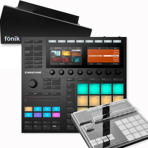 Native Instruments Maschine MK3 + Komplete 14 Select, Fonik Stand & Decksaver