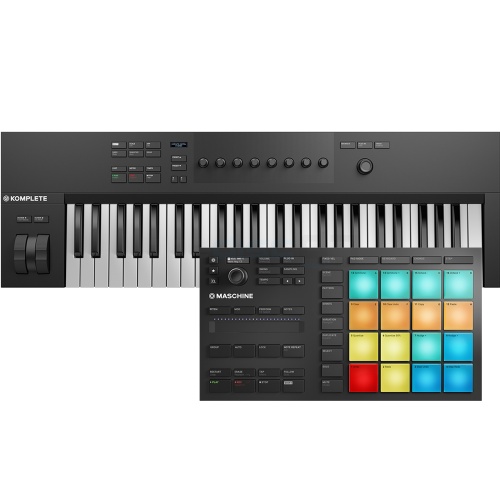 Native Instruments Maschine Mikro MK3 + Komplete Kontrol A49 (Plus FREE Komplete Select & 10 FREE Expansions, Sale Ends January 15th)