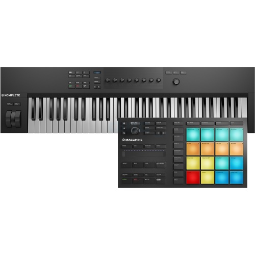Native Instruments Maschine Mikro MK3 + Komplete Kontrol A61 (Plus FREE Komplete Select & 10 FREE Expansions, Sale Ends January 15th)
