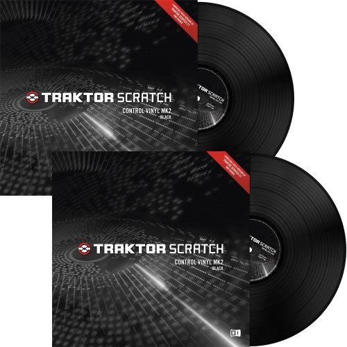 Native Instruments Traktor Scratch Black MK2 Timecode Vinyl (Pair)