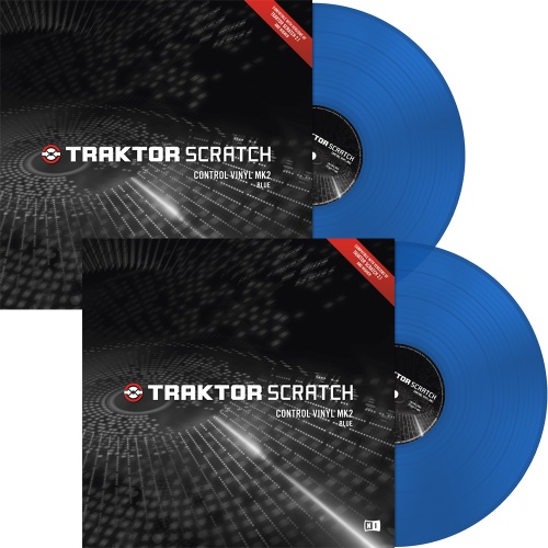 Native Instruments Traktor Scratch Blue MK2 Timecode Vinyl (Pair)