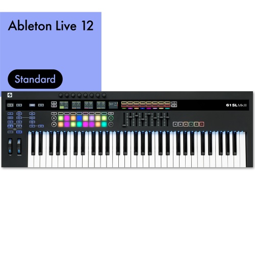 Novation 61SL MKIII MIDI Keyboard Controller + Ableton Live 12 Standard Bundle Deal