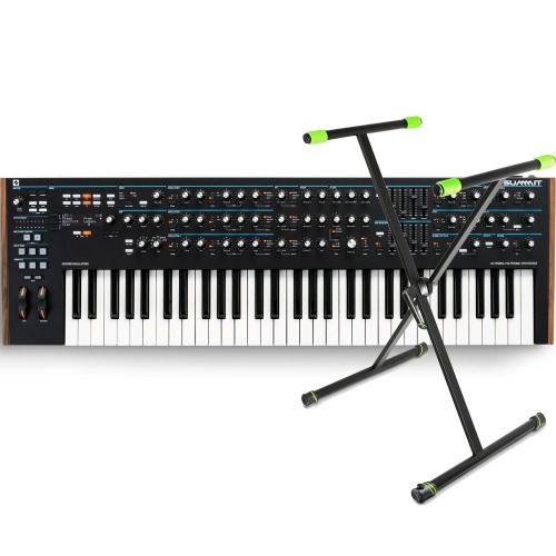 Novation Summit, 61-Key Polyphonic Synthesizer + Keyboard Stand