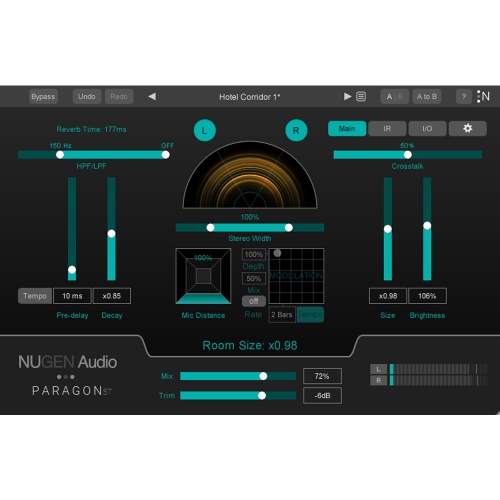 Nugen Audio Paragon ST, True Convolution Reverb Effect, Software Download