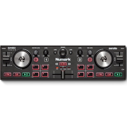 Numark DJ2GO2 Touch, 2 Channel Serato DJ Controller