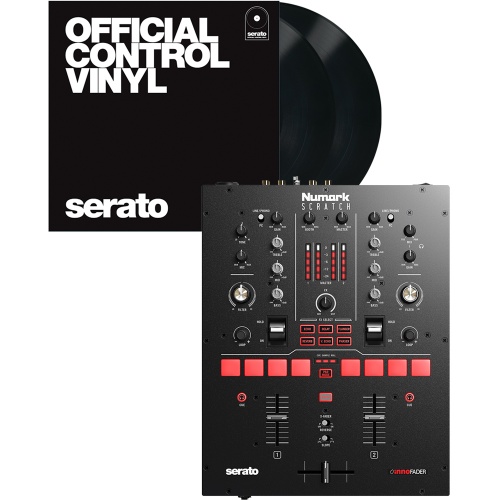 Numark Scratch, DJ Mixer + Serato DVS Software & Timecode Vinyls