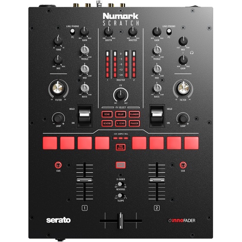 Numark Scratch, DJ Mixer + Serato DJ Pro & DVS Software