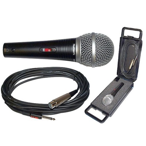 Numark WM200 Handheld Dynamic Microphone For DJ's Inc. Cable & Carry Case