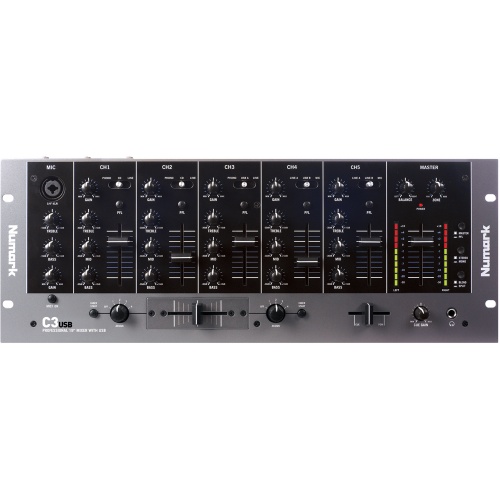 Numark C3 USB, 5 Channel DJ Mixer