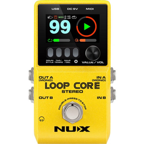 NUX Loop Core Stereo Looper Pedal