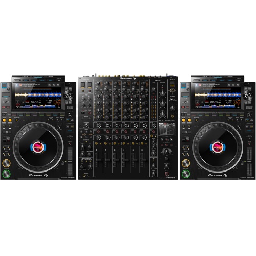 Pioneer DJ CDJ-3000 Players (Pair) + DJM-V10-LF Mixer Bundle Deal