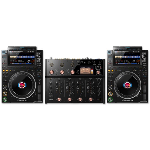 Pioneer DJ CDJ-3000 (Pair) + AlphaTheta Euphonia Rotary DJ Mixer Bundle Deal