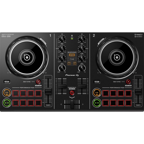 Pioneer DJ DDJ-200, 2 Channel Rekordbox DJ Controller for Smartphones