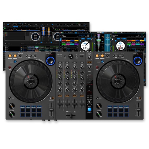 Pioneer DJ DDJ-FLX4 Rekordbox & Serato DJ Compatible, 2-Channel DJ 