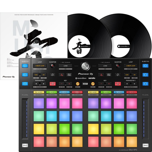 Pioneer DJ DDJ-XP2 + Rekordbox DVS & Timecode Vinyl Bundle Deal