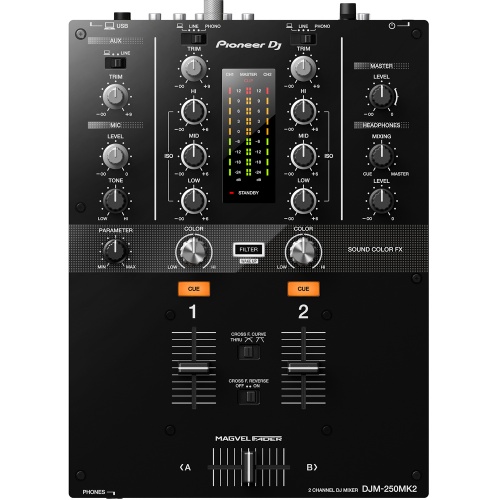 Pioneer DJ DJM-250 MK2, 2 Channel DJ Mixer