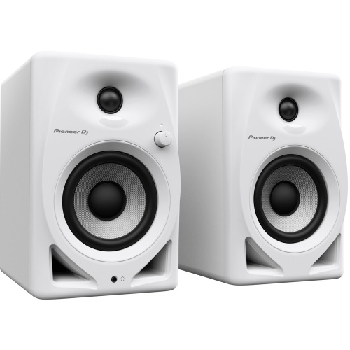 Pioneer DJ DM-40D White, 4'' Active Monitors for DJ'ing or Production