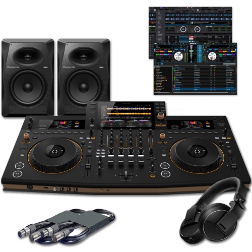Pioneer DJ Opus Quad, VM-50 Speakers + HDJ-X5 Headphones Bundle Deal