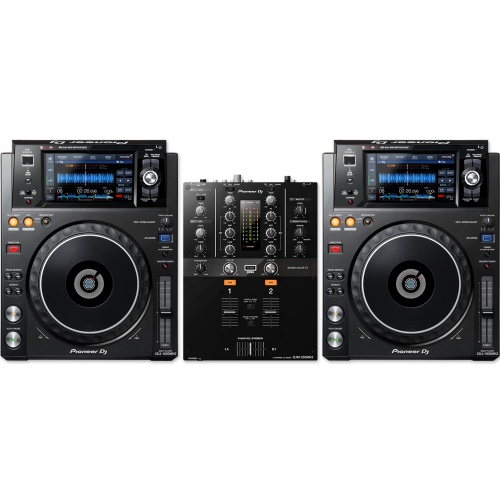 Pioneer DJ 2x XDJ-1000 MK2, DJM-250 MK2 Bundle Deal