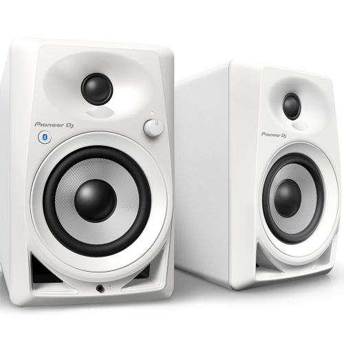 Pioneer DJ DM-40BT-W 4'' Active Monitors With Bluetooth, White