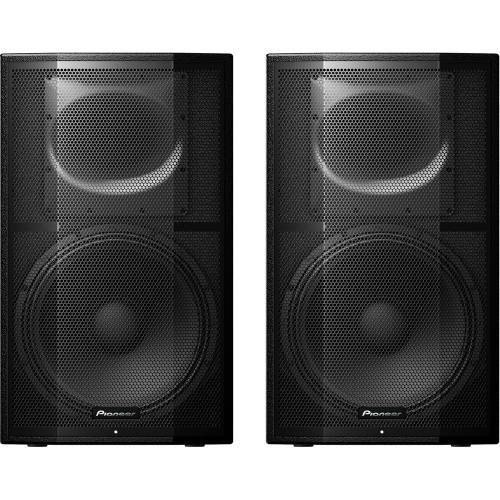 Pioneer XPRS15, 1200w RMS 15'' Active PA Speakers (Pair)