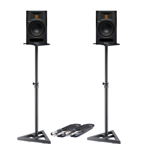 Presonus R65v2 AMT Active Studio Monitors + Stands & Leads Bundle